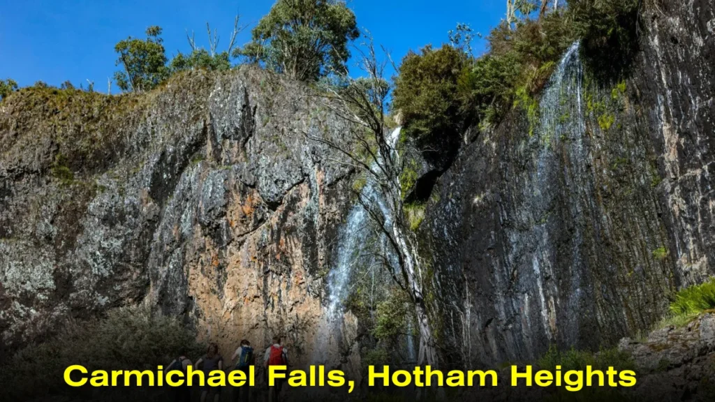 Carmichael-Falls-twin-cascades-flowing-over-basalt-cliffs-in-Victoria’s-High-Country