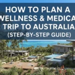 A peaceful Australian landscape representing wellness and medical travel planning