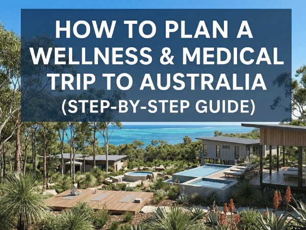 A peaceful Australian landscape representing wellness and medical travel planning