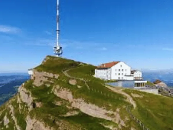Rigi Kulm Switzerland with panoramic views of the Alps, Lake Lucerne, and surrounding landscapes from the summit
