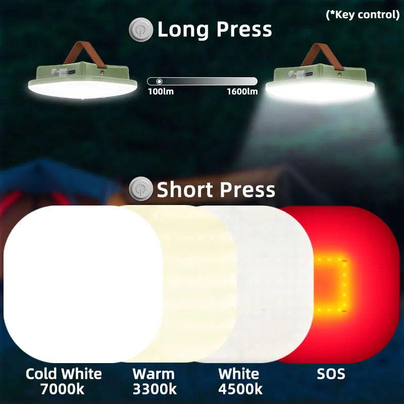 Rechargeable Smart Camping Lantern with Bluetooth 2