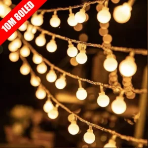 10M Small Ball Fairy Lights Globe String Lights USB/Battery Operated for Garden Christmas Bedroom Wedding Camping Tent Decor 1