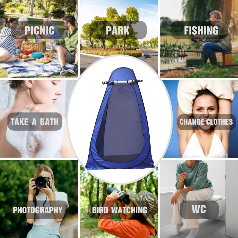 Portable Pop-Up Camping Shower Tent 6