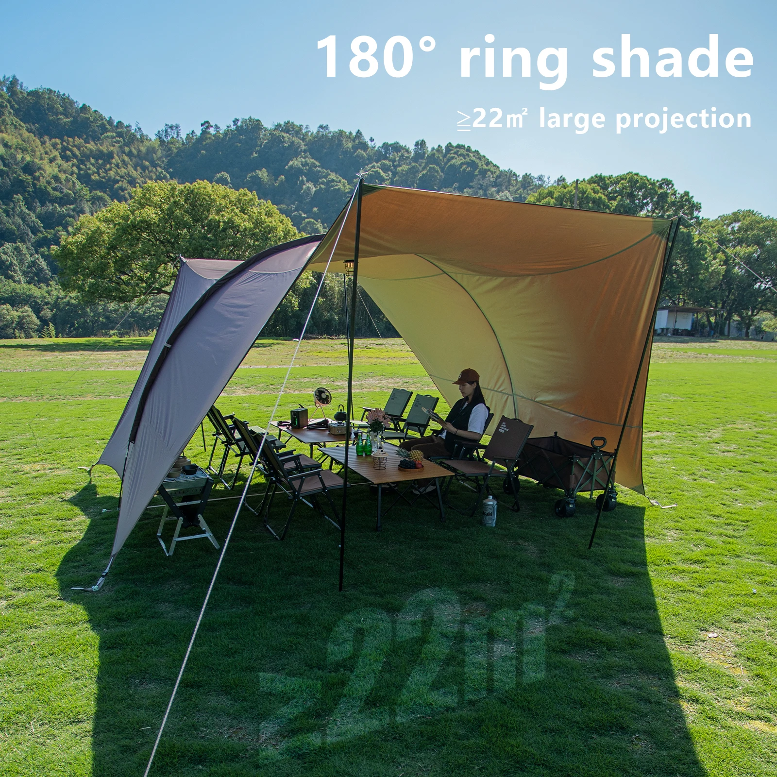Portable Camping Canopy Sun Shade Tent 5