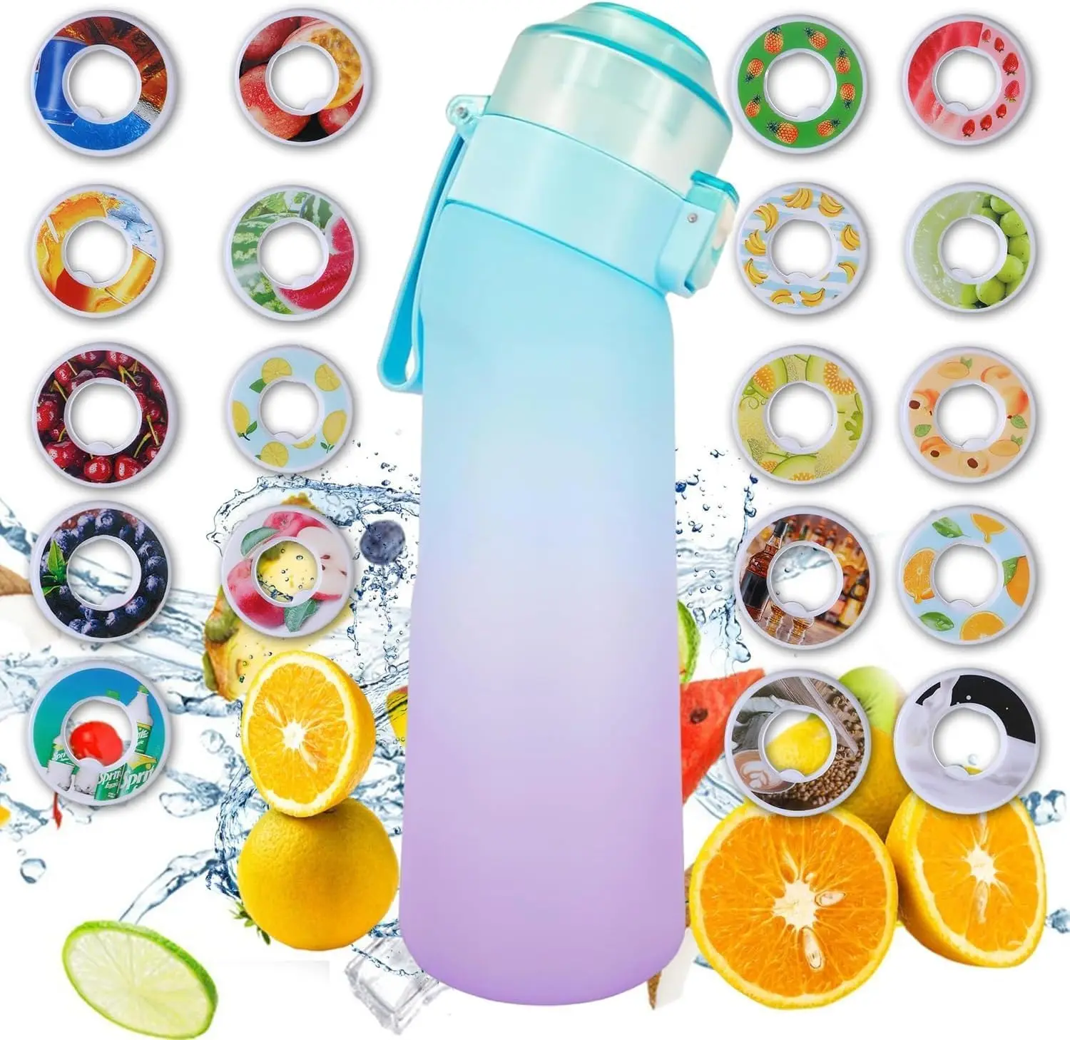 650ML BPA-Free Sports Air Water Bottle with Scent Pods 1