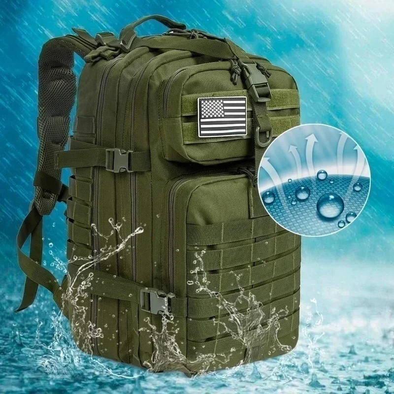 30L/50L Waterproof Tactical Hiking Backpack 6