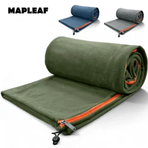 Warm Fleece Sleeping Bag Liner for Outdoor Travel 1