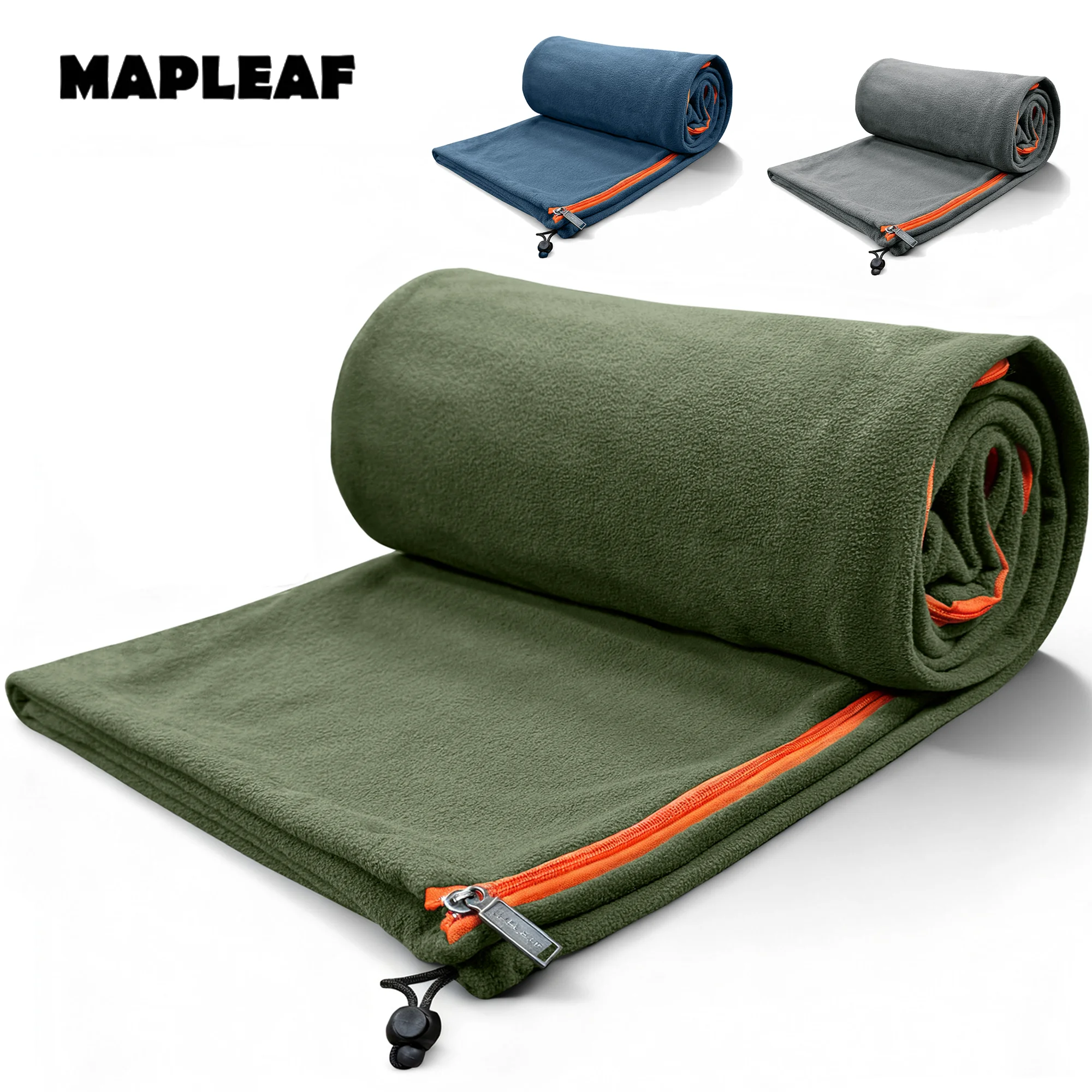 Warm Fleece Sleeping Bag Liner for Outdoor Travel 1