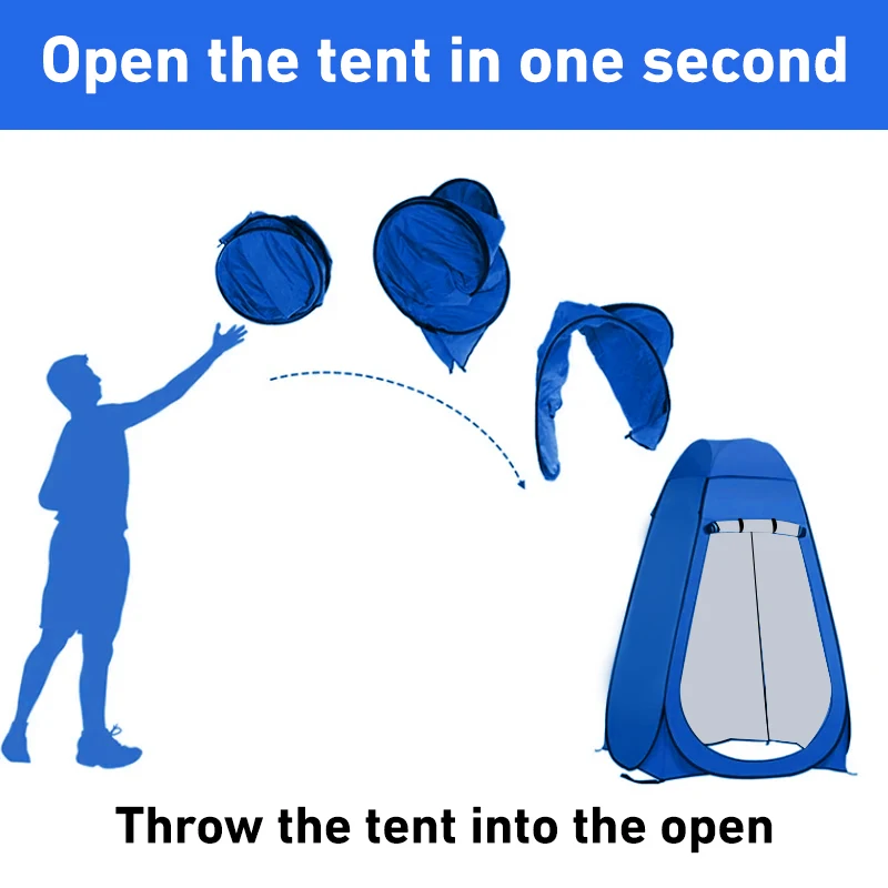 Portable Pop-Up Camping Shower Tent 3