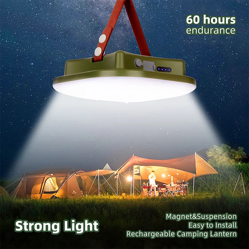 Rechargeable LED Camping Light with Power Bank 1